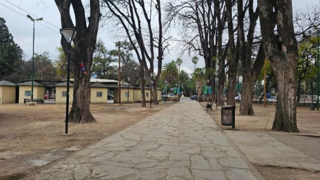 Operativo de higiene en espacios abiertos