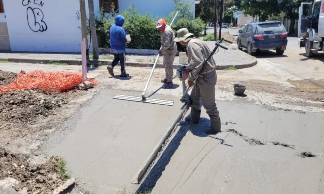 Obras en Bº Araoz