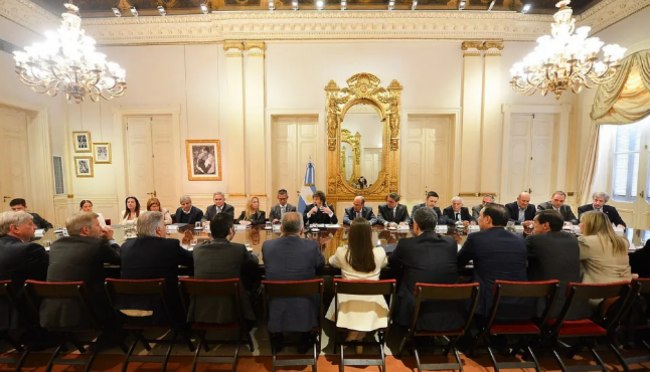 Milei con gobernadores