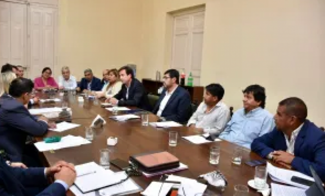 Reunión en el Senado