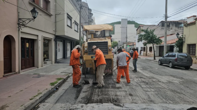 Trabajos de pavimentación