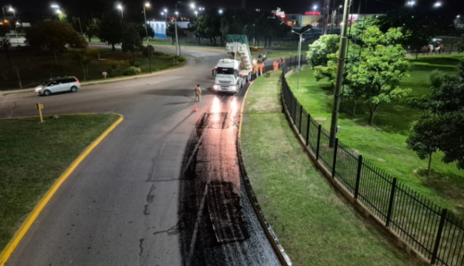 Obras en la rotonda de Limache