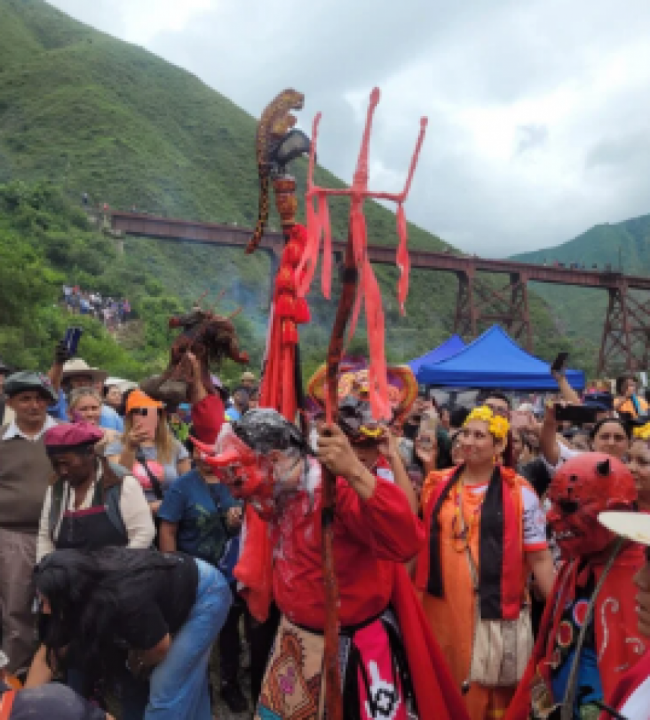 Carnaval en el  viaducto
