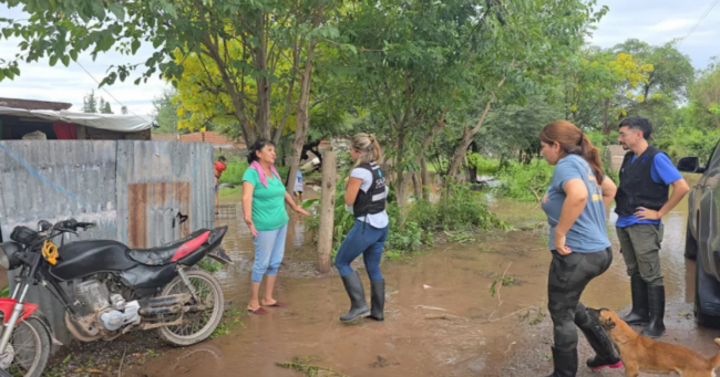 Inundación en El Galpón