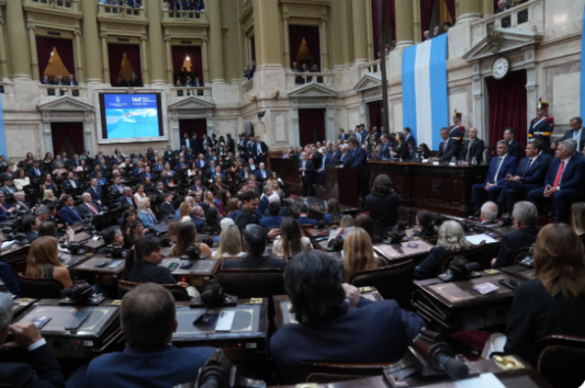 Escándalo en el discurso de apertura