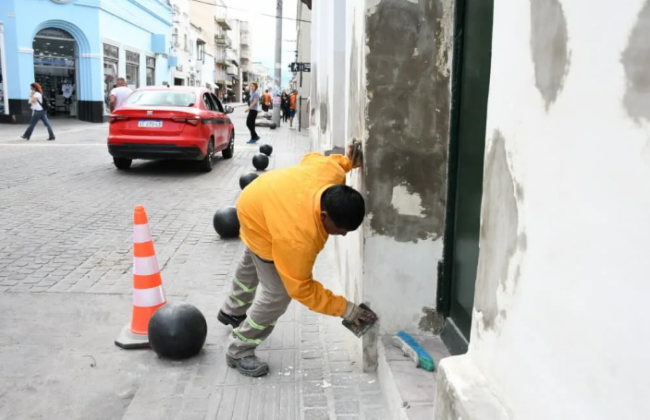 Obras en el casco céntrico