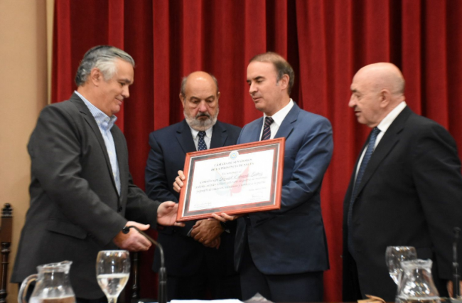 Homenaje en la sesión de Diputados