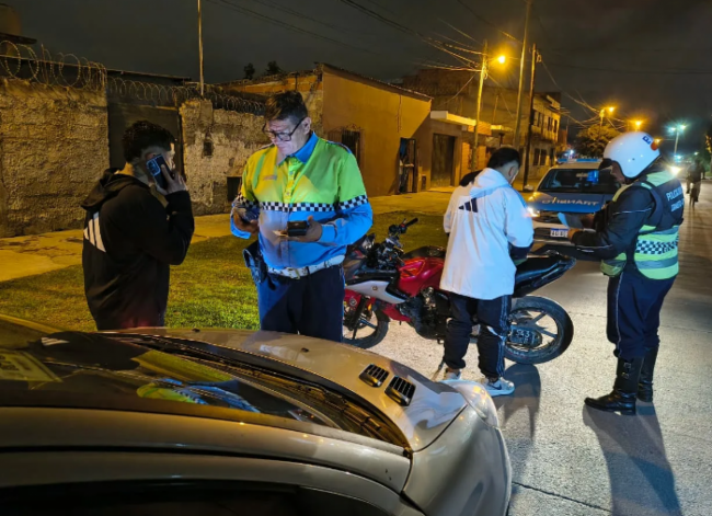 Operativo de tránsito