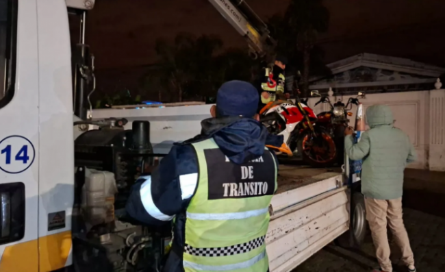 Operativo de tránsito