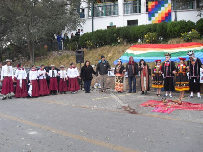Inti Raymi en el Cerro San Bernardo
