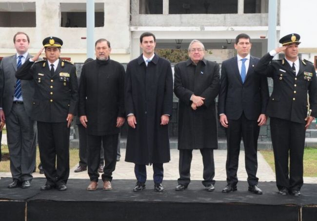 Acto en la Central de Policía