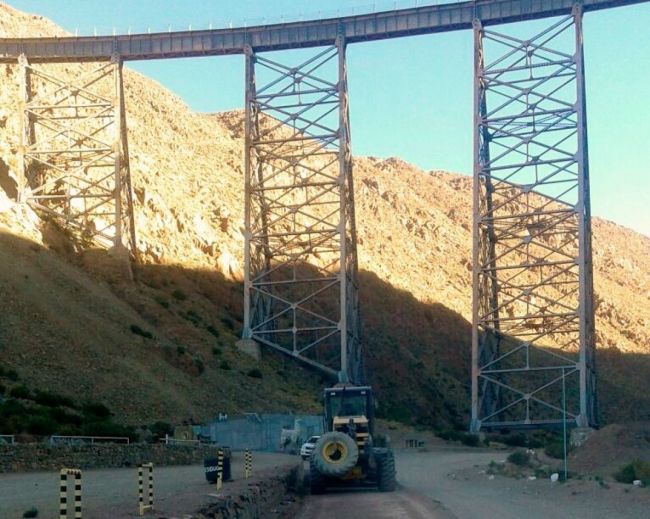 Trabajos viales en La Polvorilla