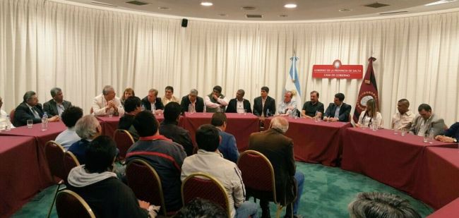 La dirigencia territorial del PV con Urtubey