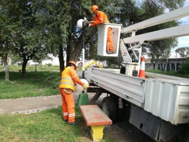 Recambio de luminarias