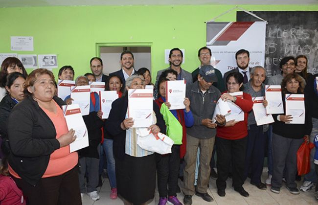 Entrega de escrituras