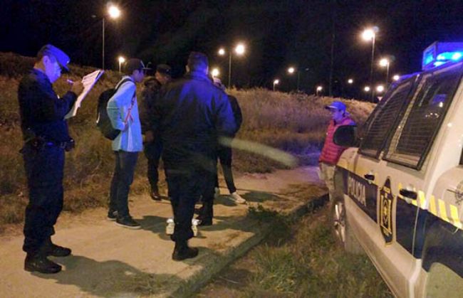 Uno de los operativos policiales
