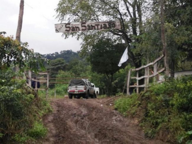 Lugar del hallazgo del cuerpo de Nino