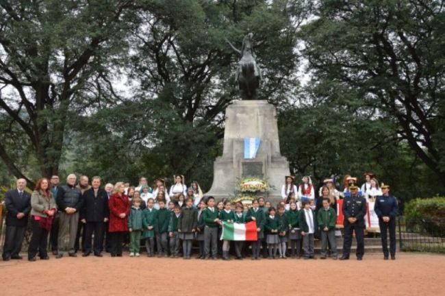 Acto en el Parque San Martín