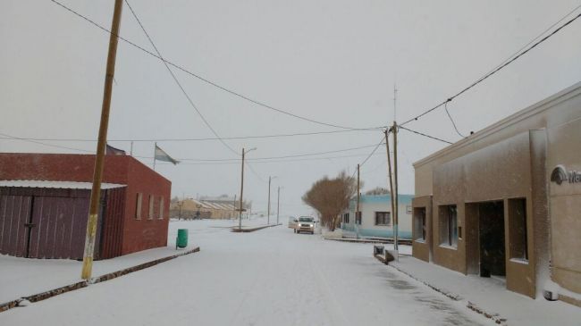 Intensa nevada en Tolar Grande