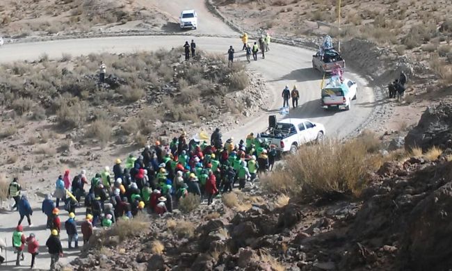 Avanzan las peregrinaciones hacia Salta