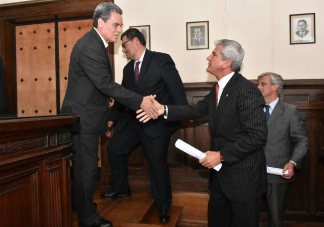 Acto de entrega de diplomas a legisladores nacionales electos
