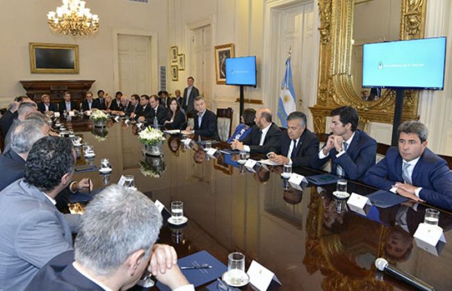 Gobernadores con Macri
