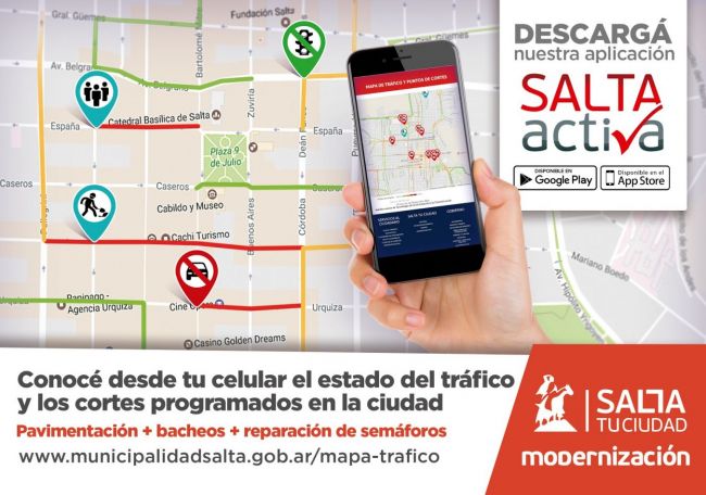 App para conocer calles en reparación