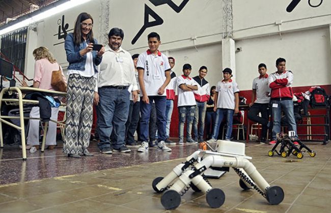 Encuentro de robótica