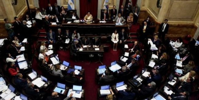 Sesión del Senado Nacional