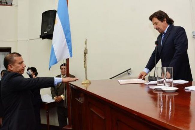 Juramento del nuevo vocal del tribunal de cuentas