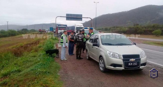 Operativo en el acceso