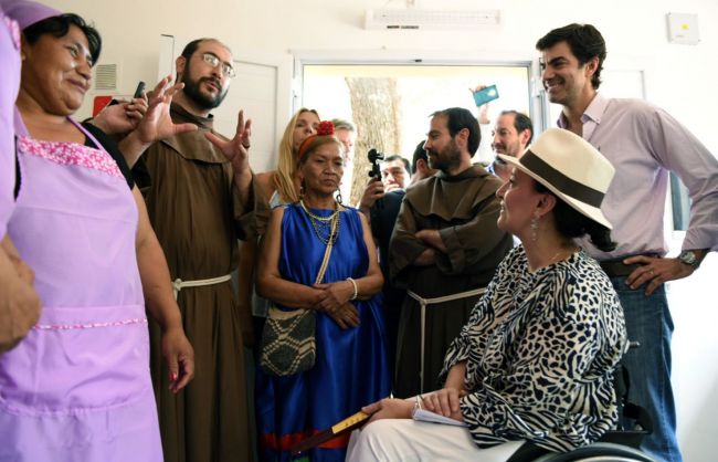 Michetti y Urtubey en Pichanal