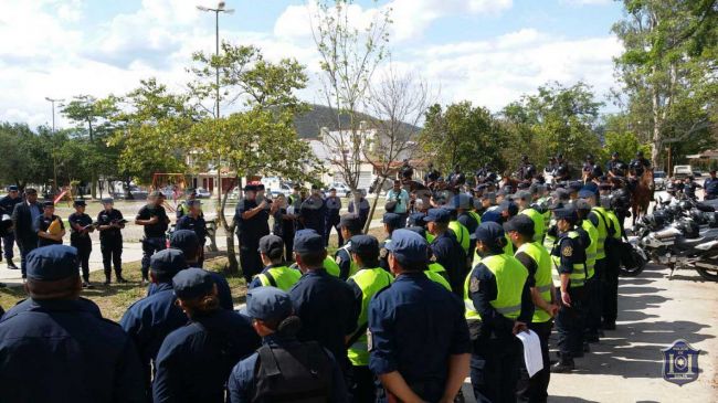 Gran despliegue policial