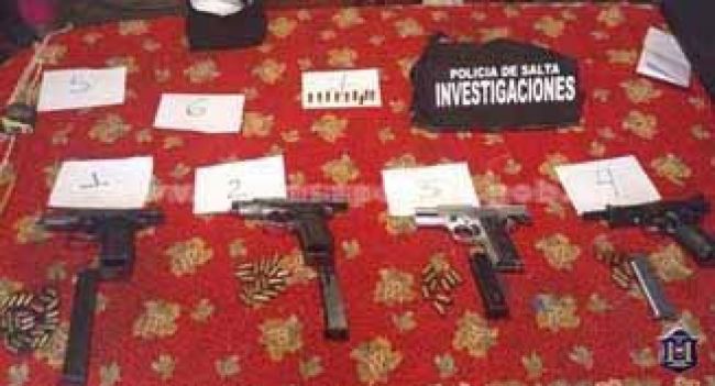 Armas secuestradas