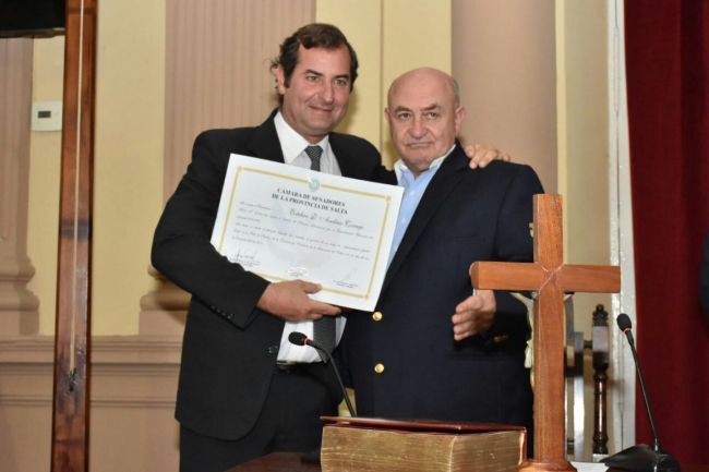 Asumió el senador por Chicoana