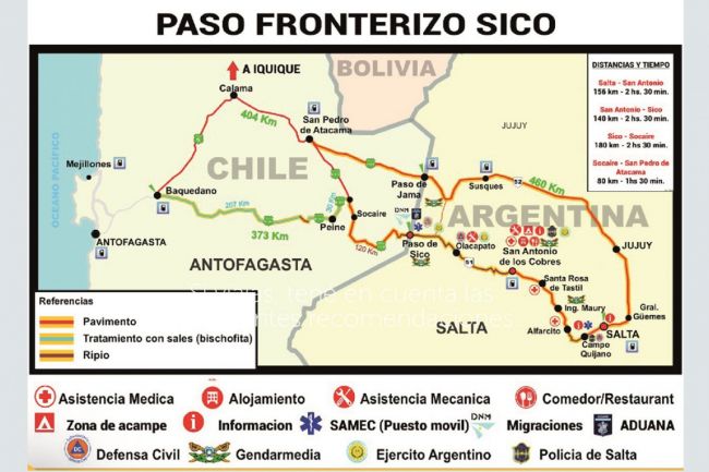 Recomiendan usar el Paso de Sico