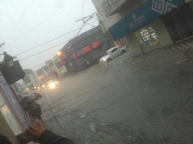 La lluvia y sus efectos en el centro
