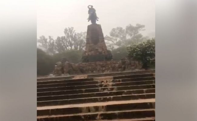 Ya se removió el sedimento que bajó del cerro