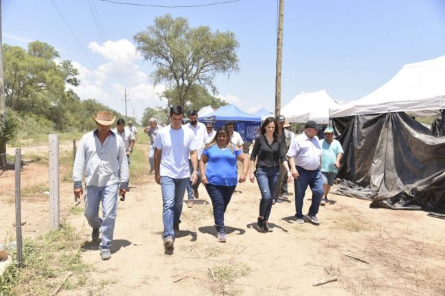 Recorrida por la zona afectada