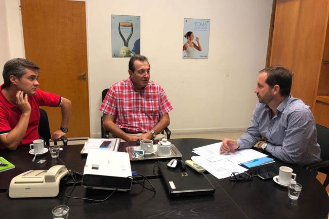 Gramaglia y Otero con Paz Posse