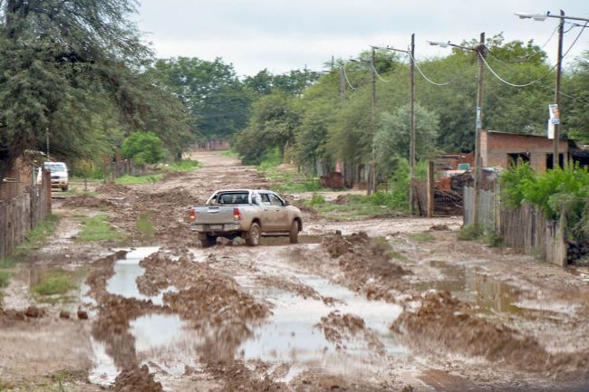 Santa María tras la inundación