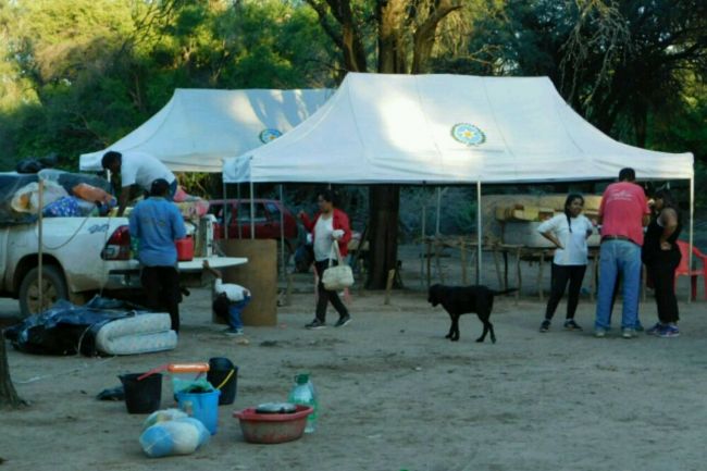 Campamento en la ruta 54