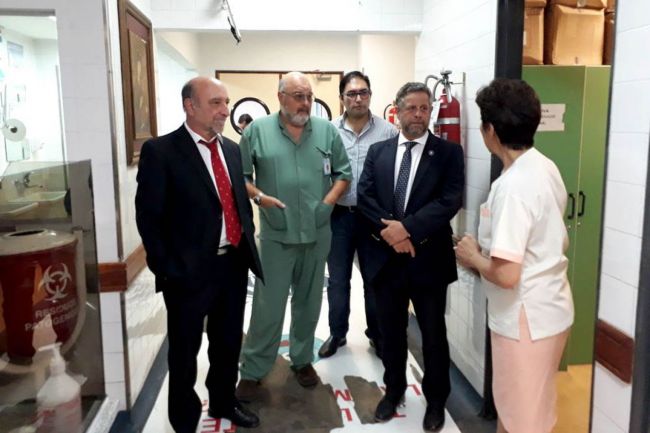 Recorrida de hospital y Centros de Salud