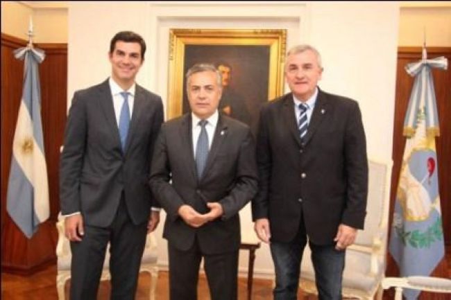 Urtubey con Cornejo y Morales