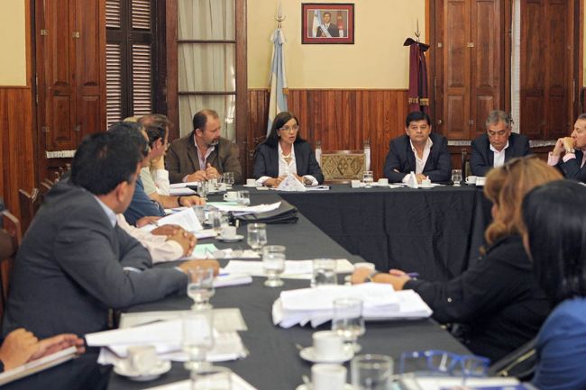 Reunión con senadores
