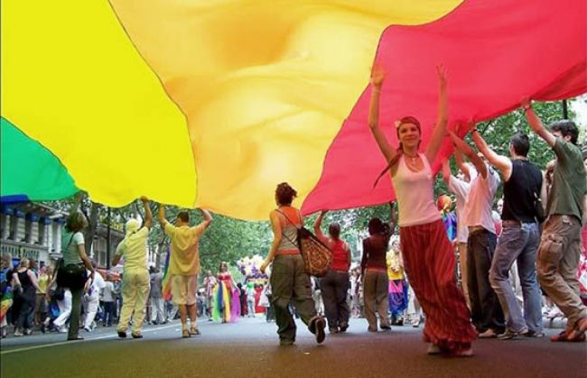 La marcha del orgullo gay