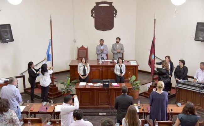 David Leiva presidió la sesión