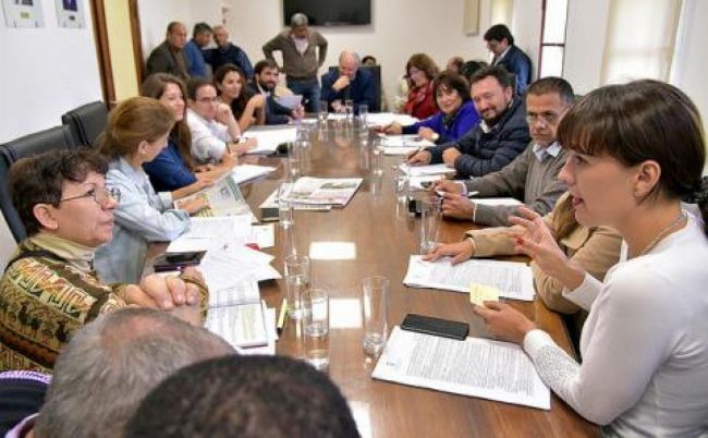 Concejales definiendo la agenda de trabajo