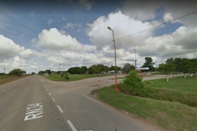 Acceso a Coronel Cornejo