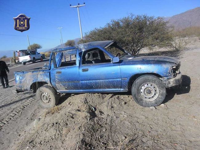 Accidente en la ruta nacional N° 40